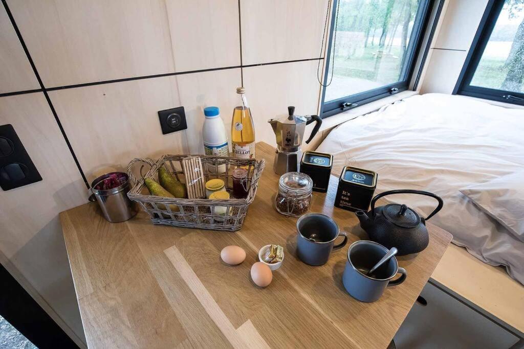 L'Envolee Ecolodge, Tiny House Au Coeur Des Vignes Loches-sur-Ource 外观 照片