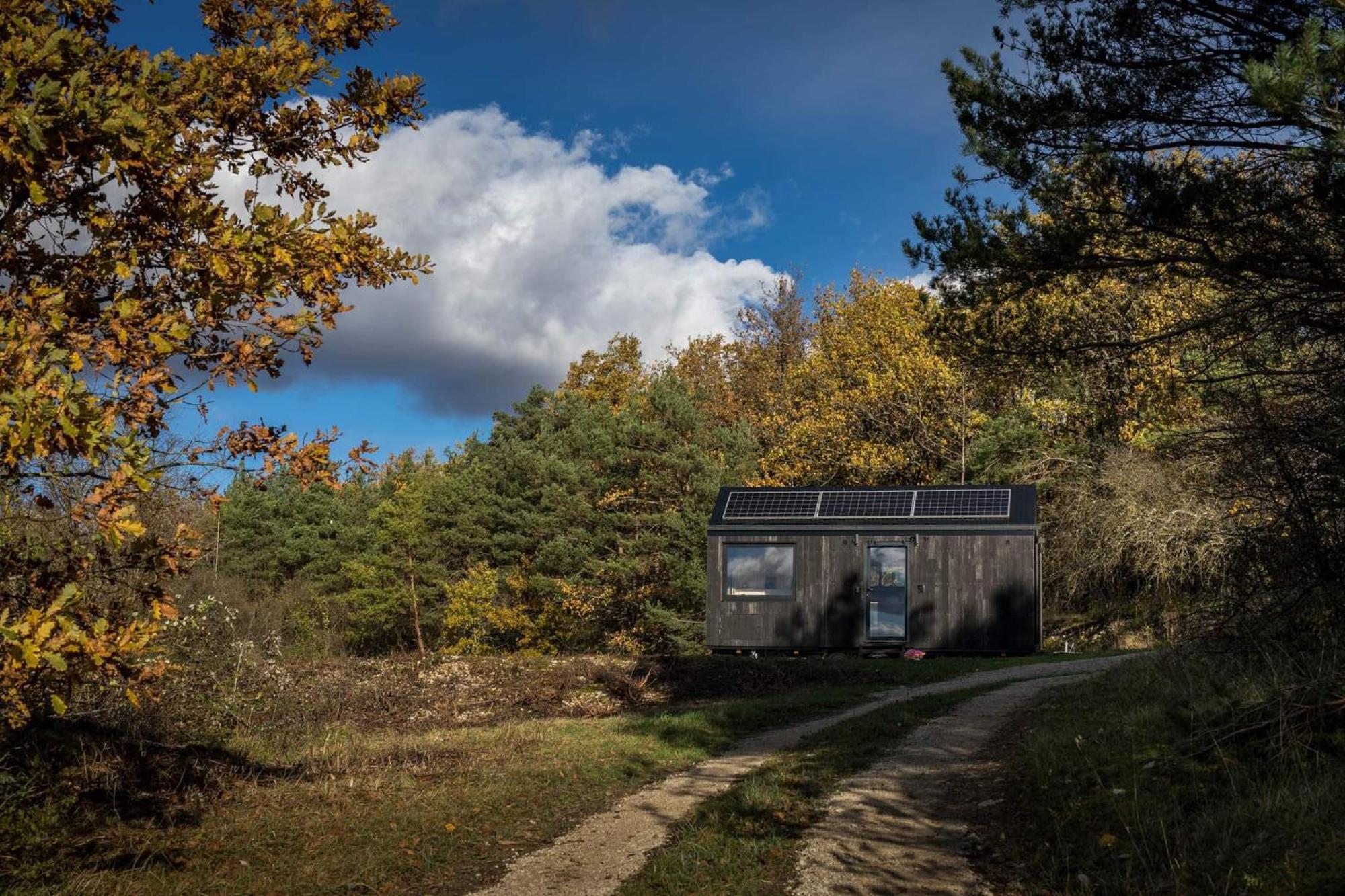 L'Envolee Ecolodge, Tiny House Au Coeur Des Vignes Loches-sur-Ource 外观 照片