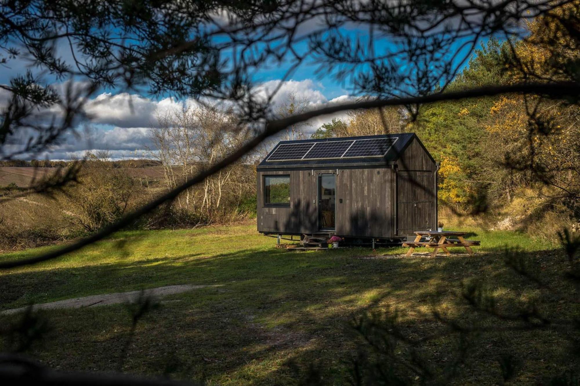 L'Envolee Ecolodge, Tiny House Au Coeur Des Vignes Loches-sur-Ource 外观 照片